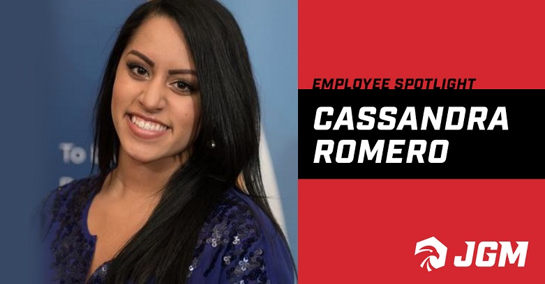 Cassandra Romero Headshot and blog title